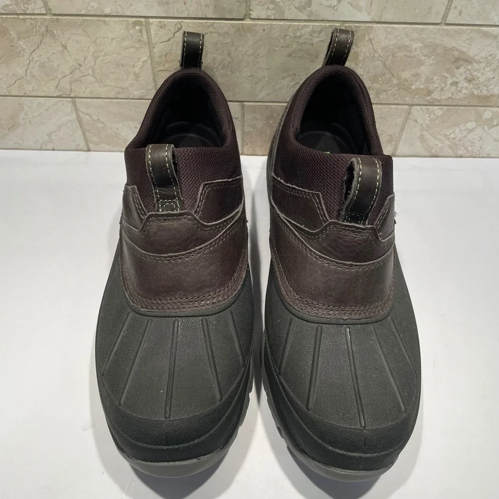 LL Bean Storm Chaser Slip On Shoes Mens 11 Brown Waterproof TEK2.5 507173